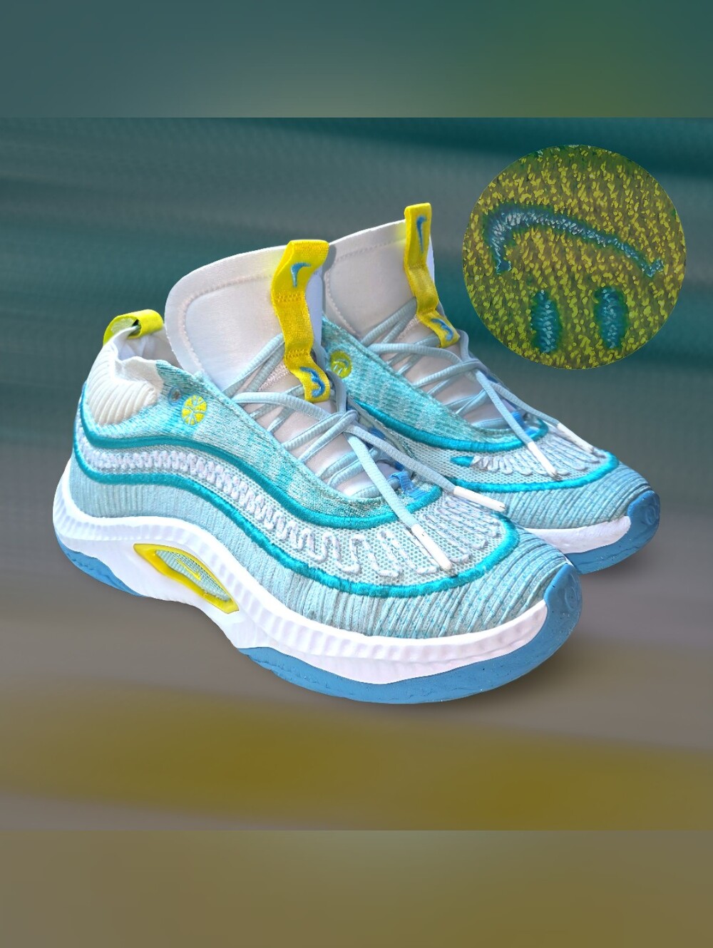 Nike Cosmic Unity 3 Jade Ice Emerald Rise Mens Size 8 Basketball Shoes DV2757-30